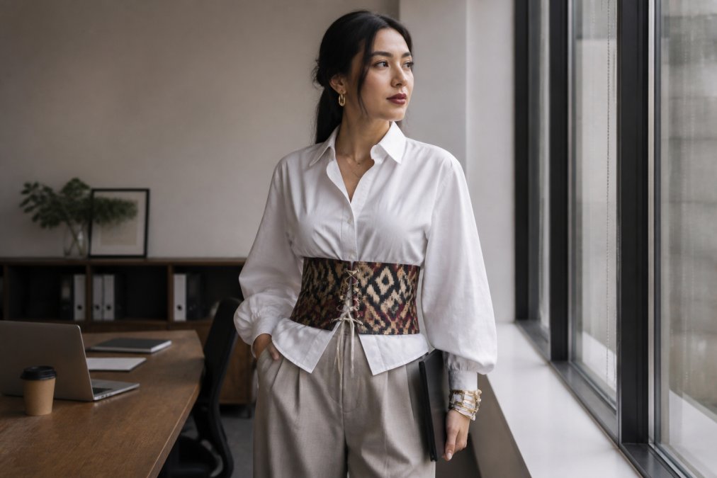 Styling Ikat Corset Belts for Work: A Professional Guide